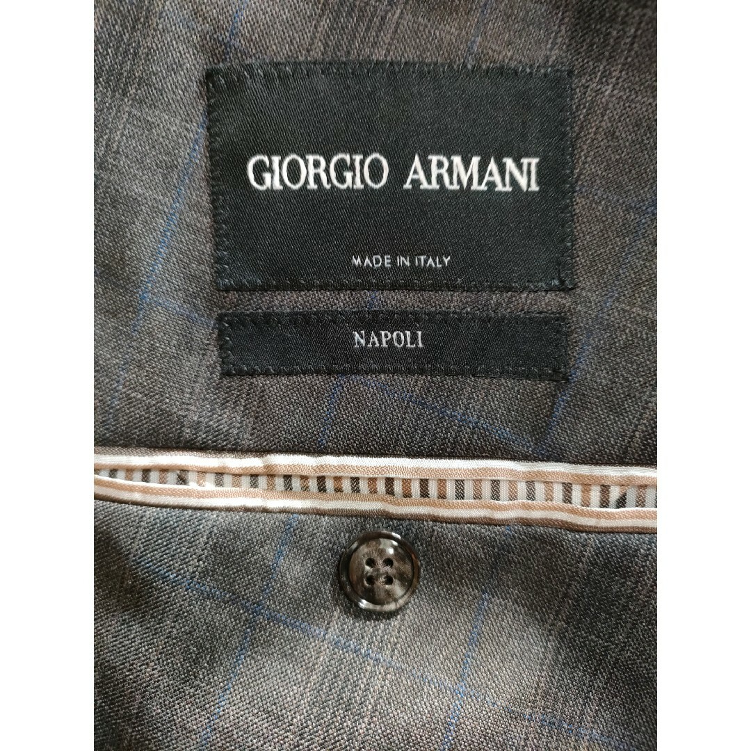 GIORGIO ARMANI - 新品同様 GIORGIO ARMANI NAPOLI ダブルスーツ GIORGIO ARMANI - 新品同様 GIORGIO ARMANI NAPOLI ダブルスーツ