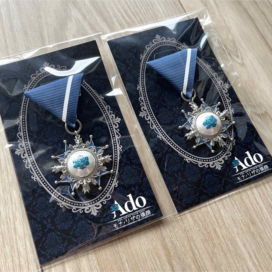 Ado アド ライブ 心臓 モナリザの横顔 VIP席特典 ブローチ 銀テ Ado アド ライブ 心臓 モナリザの横顔 VIP席特典 ブローチ 銀テ