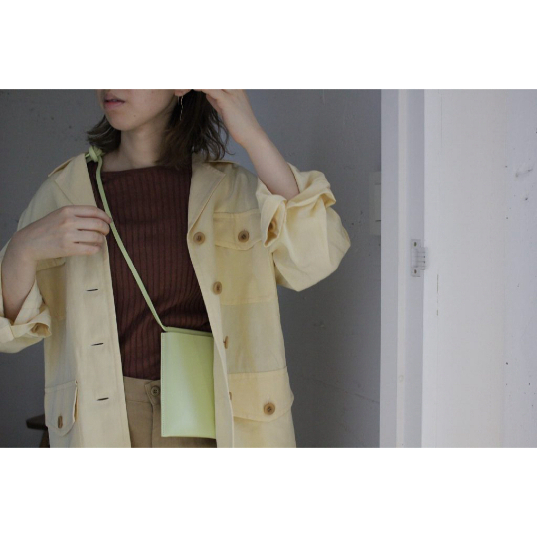 SAYAKA DAVIS サファリシャツ イエロー サヤカディヴィス SAYAKA DAVIS サファリシャツ イエロー サヤカディヴィス