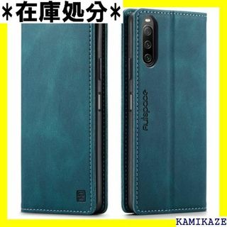 Xperia 10 V ケース 手帳型 xperia ia ターコイズ 363(その他)