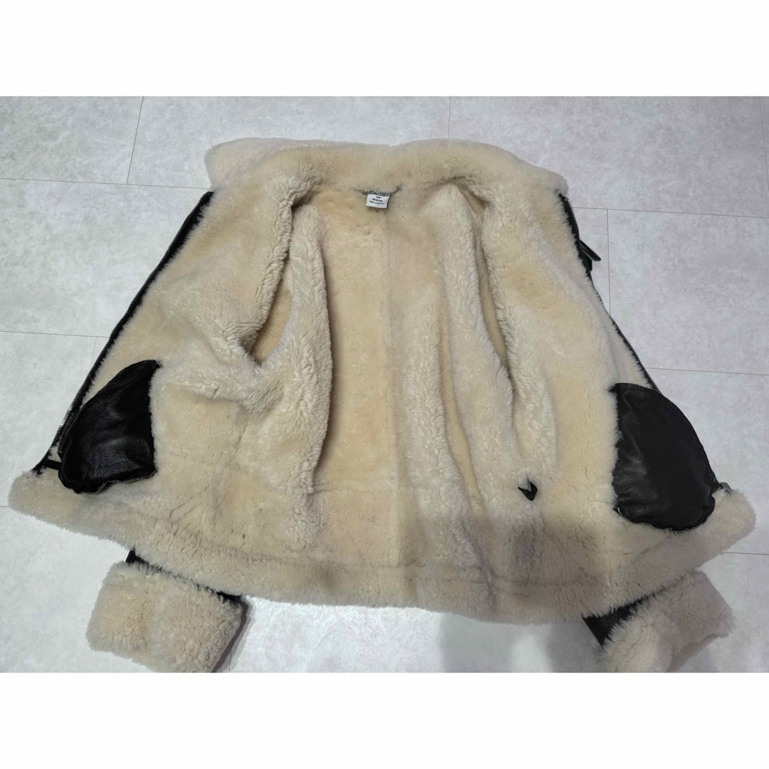 VETEMENTS - VETEMENTS ヴエトモン レザームートンジャケット S VETEMENTS - VETEMENTS ヴエトモン レザームートンジャケット S