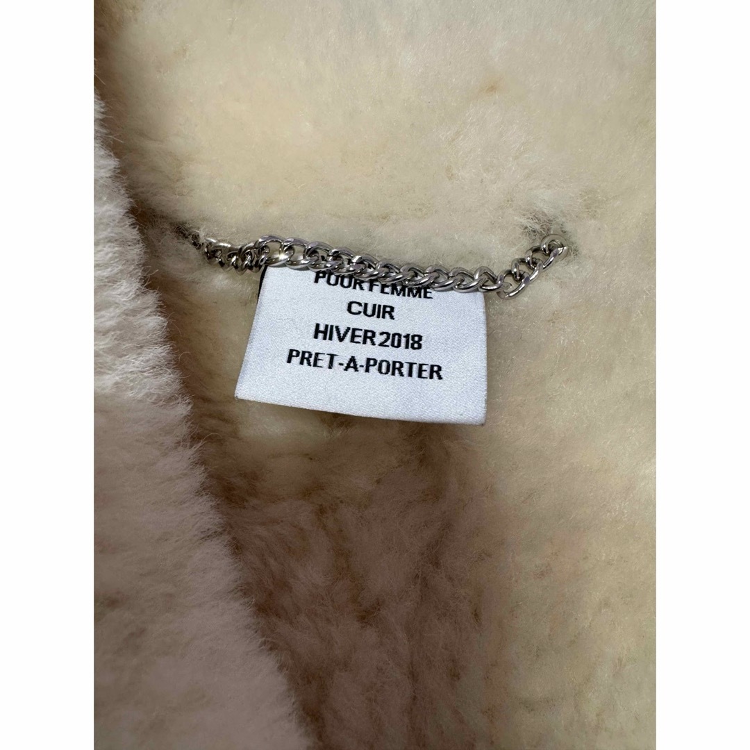VETEMENTS - VETEMENTS ヴエトモン レザームートンジャケット S VETEMENTS - VETEMENTS ヴエトモン レザームートンジャケット S