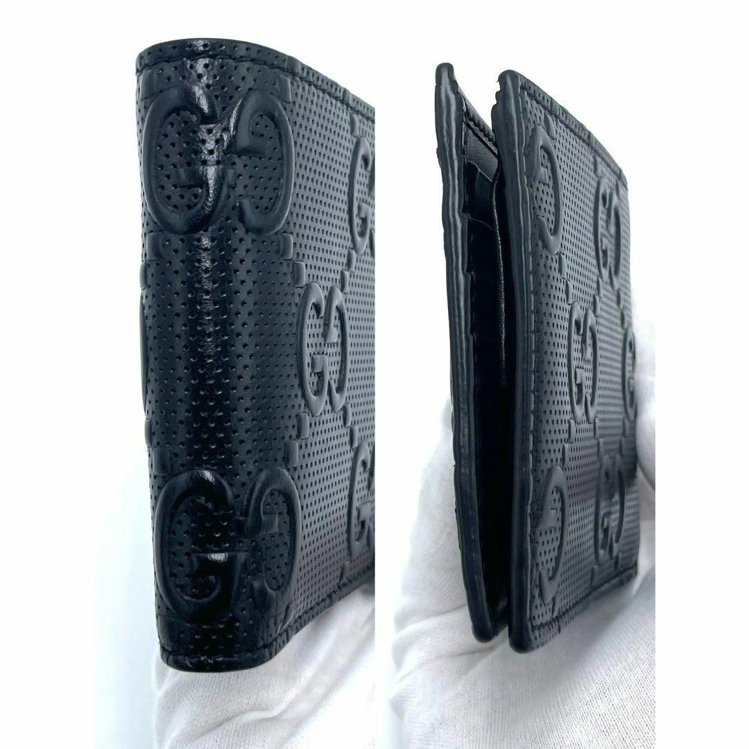 美品☆グッチ GUCCI 折り財布 625555 GGエンボス コインウォレット 美品☆グッチ GUCCI 折り財布 625555 GGエンボス コインウォレット