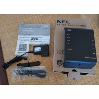 エヌイーシー(NEC)のNEC 無線ルーター　PA-WG1200HS4(PC周辺機器)