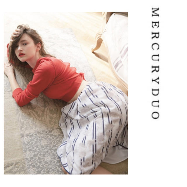 MERCURYDUO(マーキュリーデュオ)の新品タグ付き マーキュリーデュオ スカート レディースのスカート(ひざ丈スカート)の商品写真