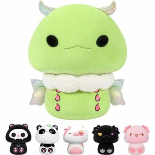 Mewaii 緑色の蛾のぬいぐるみ ふわふわ 20cm ルナモス蛾(ぬいぐるみ)