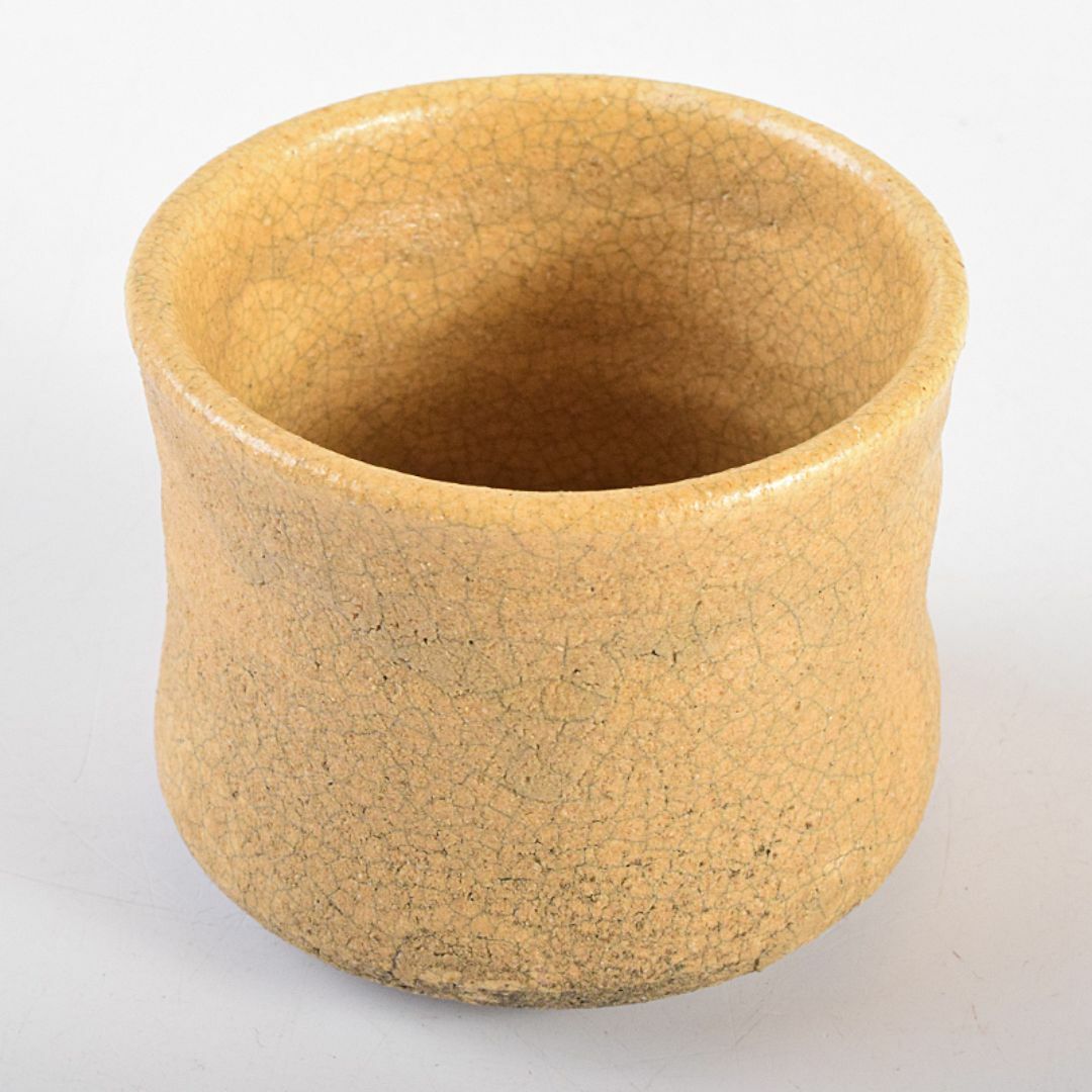 北大路魯山人作 黄瀬戸 ぐい? 盃 共箱 D R7691の通販 by