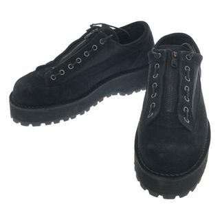 ダナー(Danner)の【美品】  DANNER / ダナー | × White Mountaineering / ホワイトマウンテニアリング Wilamette Valley zip ウィラメットバレー センタージップ スエード コンバットブーツ | 9 | ブラック | メンズ(ブーツ)