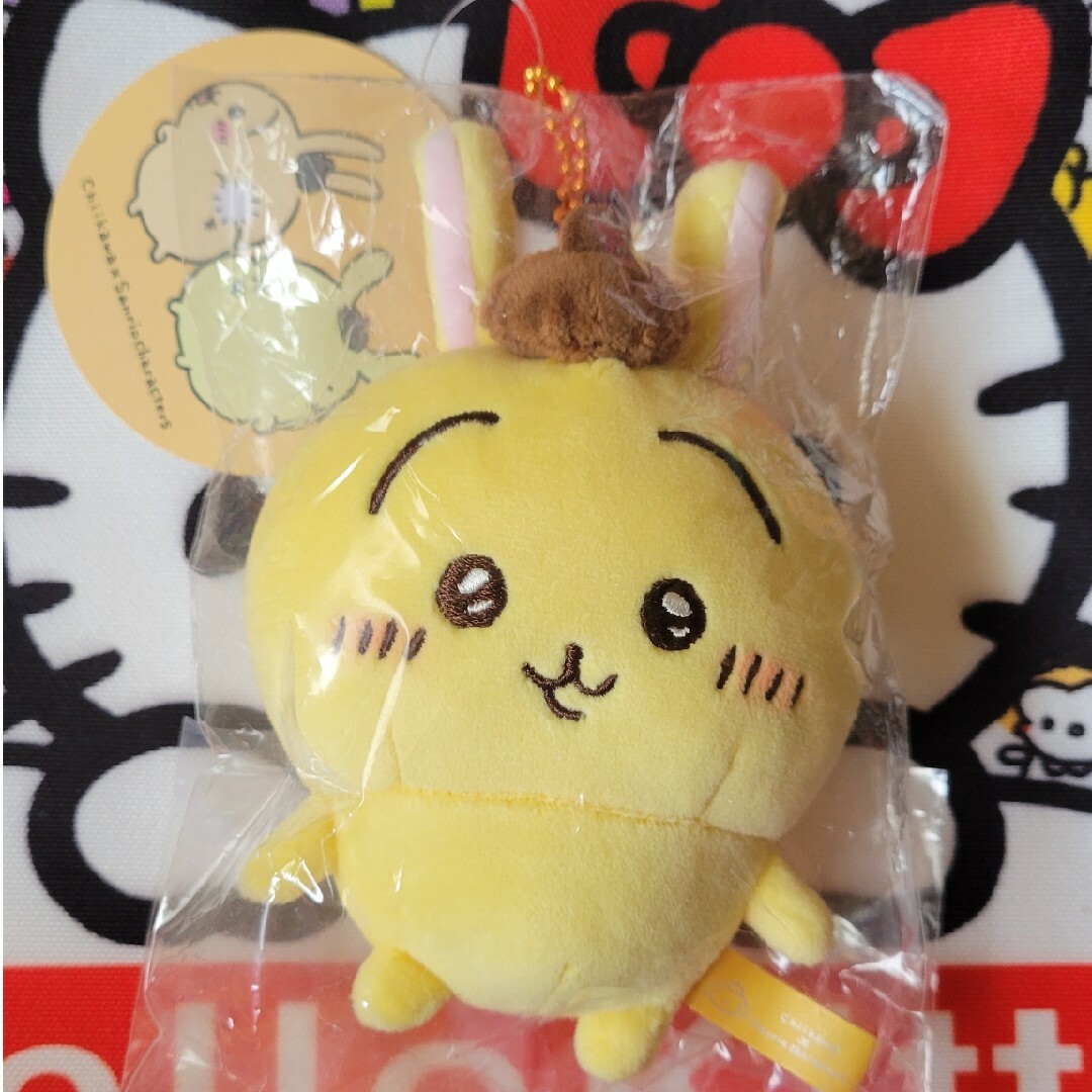 ちいかわ サンリオキャラクターズ マスコット うさぎ ポムポム ちいかわ サンリオキャラクターズ マスコット うさぎ ポムポム