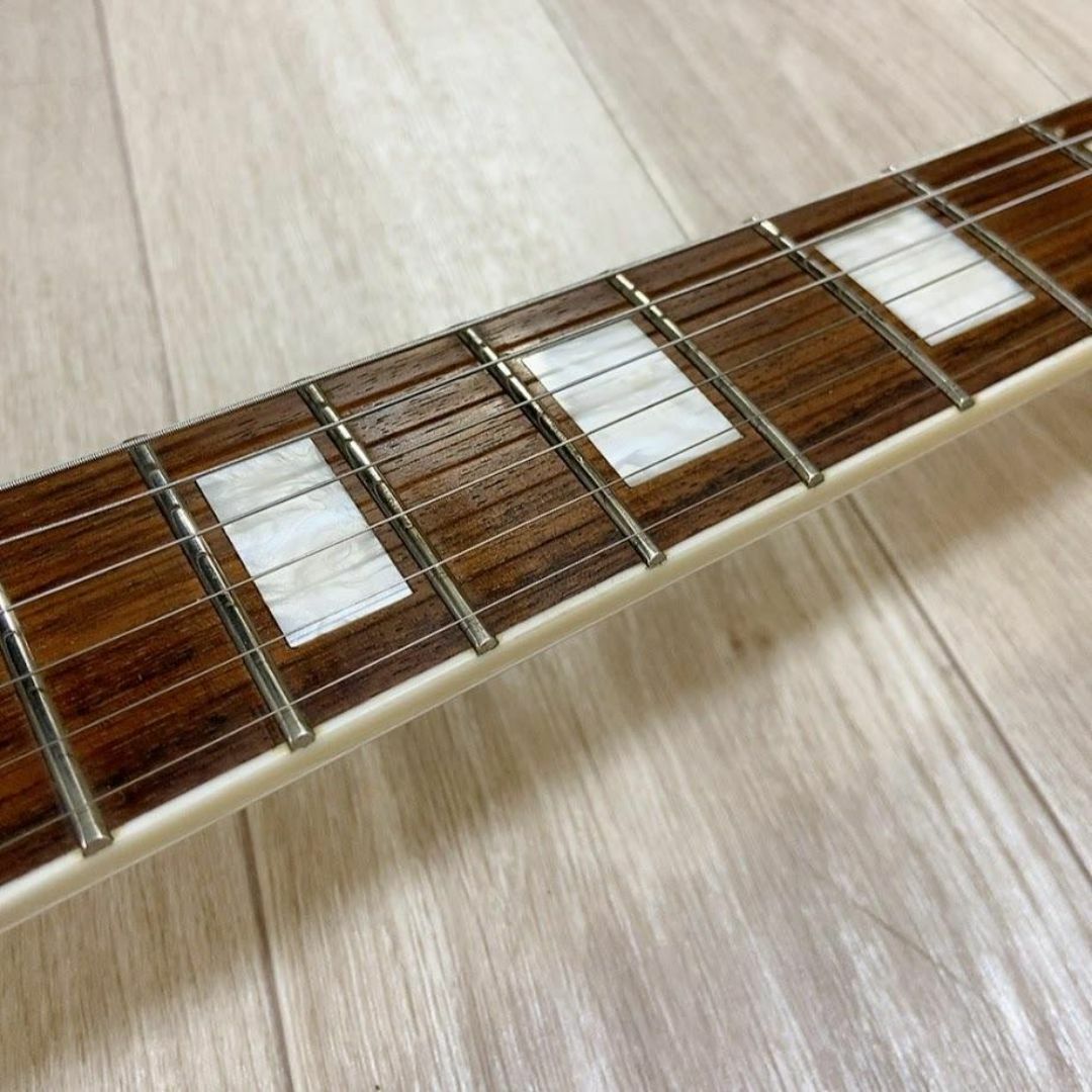 Burny レスポール カスタム セットネック 白 LP エレキギター500 Burny レスポール カスタム セットネック 白 LP エレキギター500