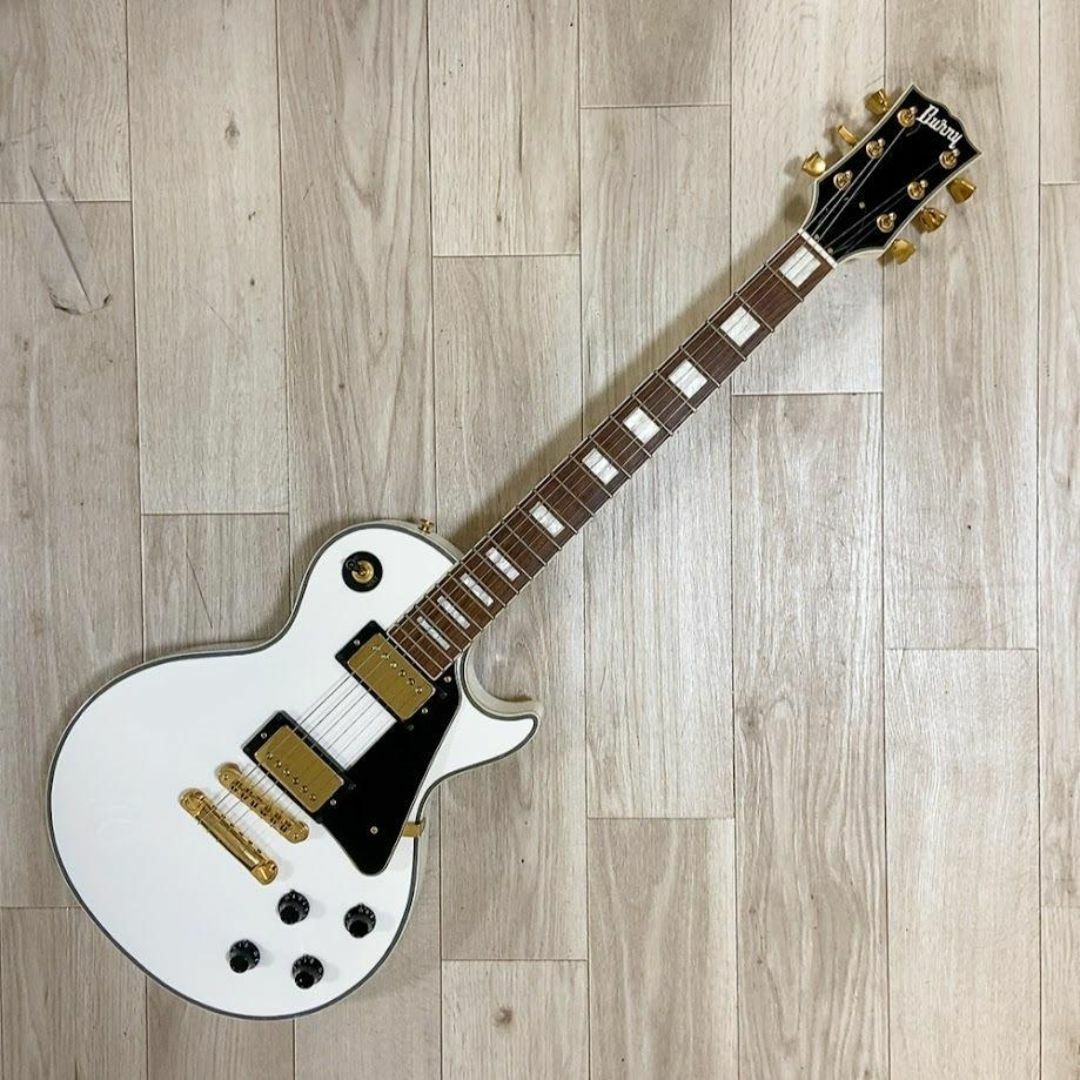 Burny レスポール カスタム セットネック 白 LP エレキギター500 Burny レスポール カスタム セットネック 白 LP エレキギター500