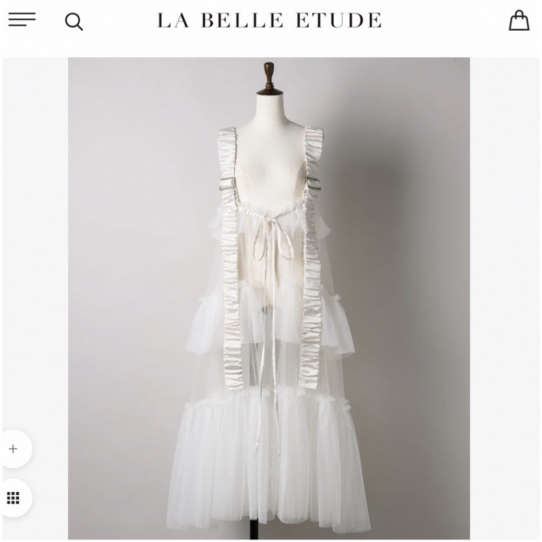 la belle Etude(ラベルエチュード)のラベルエチュード フリル チュール レディースのワンピース(その他)の商品写真