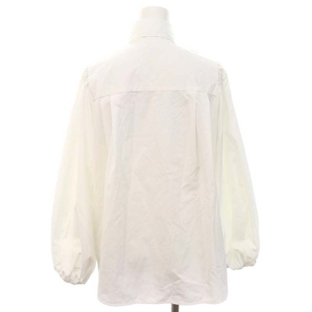 コリアグランドセール ヨリ 22AW 白 36 長袖 ビッグリボンパフスリーブブラウス シャツ/ブラウス(長袖/七分)