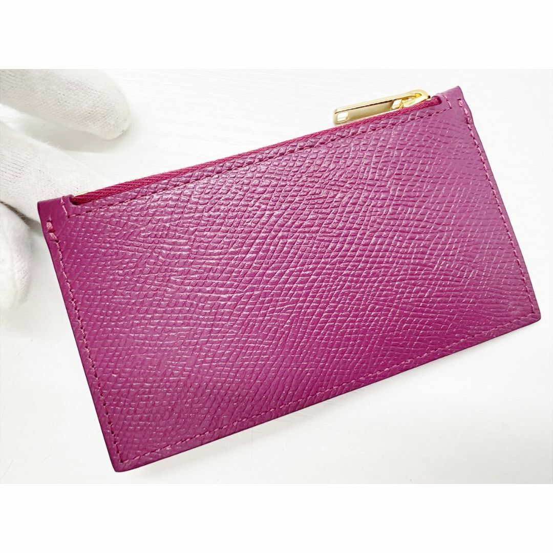 CELINE - 美品 セリーヌ ジップ付き コンパクト カードホルダー CELINE - 美品 セリーヌ ジップ付き コンパクト カードホルダー