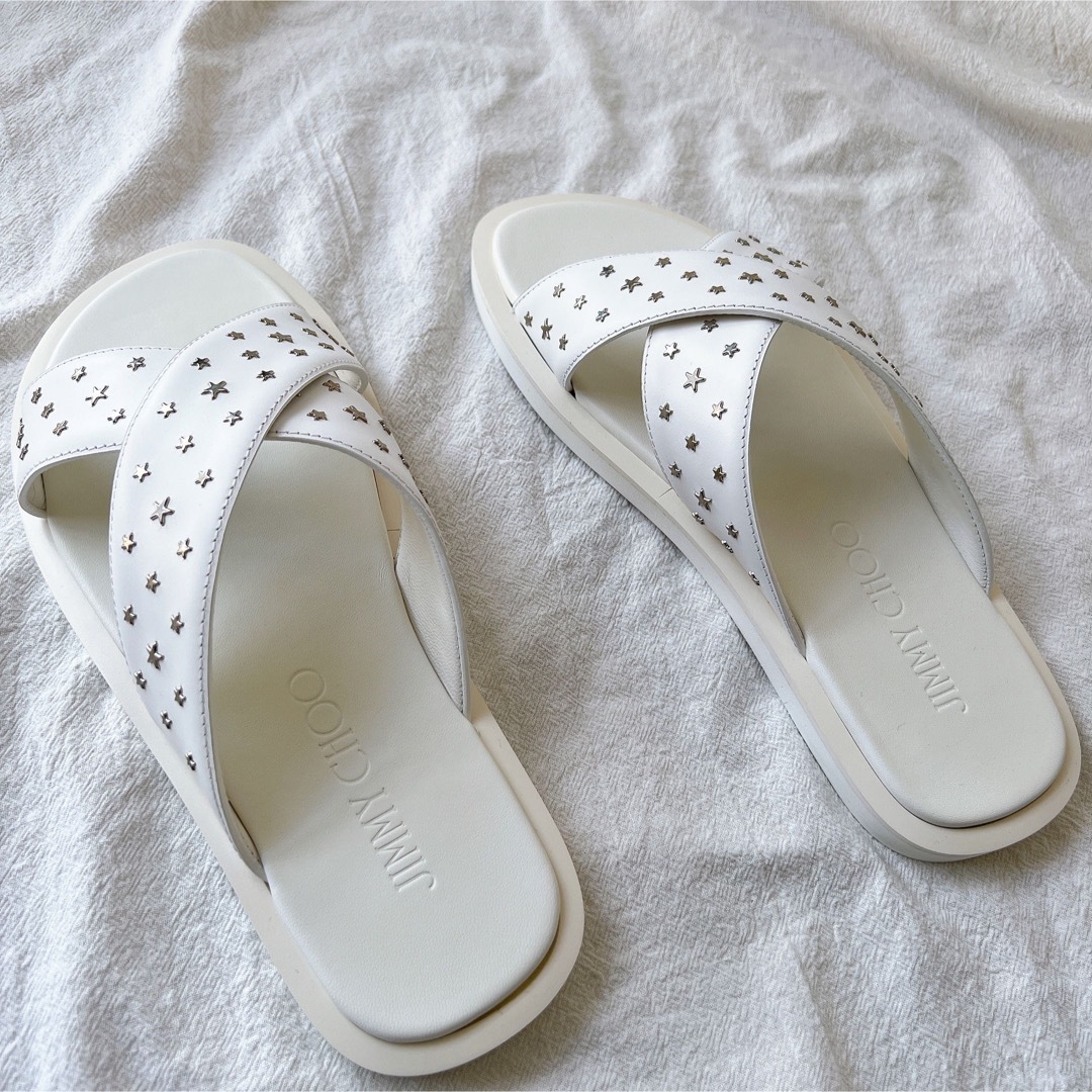 新品 jimmychoo ジミーチュウ スタッズ メンズサンダルPALMO 新品 jimmychoo ジミーチュウ スタッズ メンズサンダルPALMO