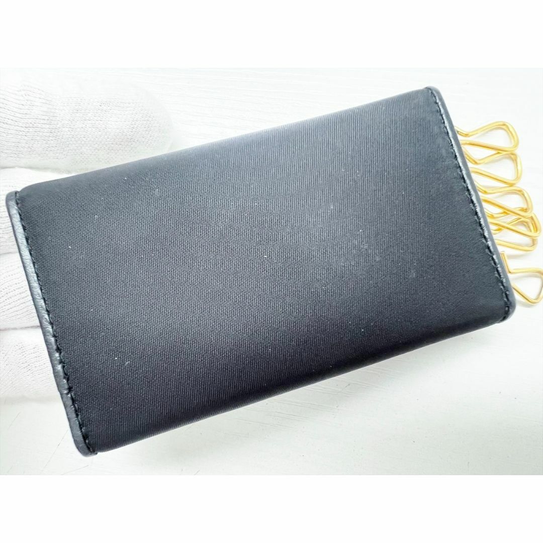 PRADA - PRADA プラダ トライアングルロゴ ナイロン 6連 キー