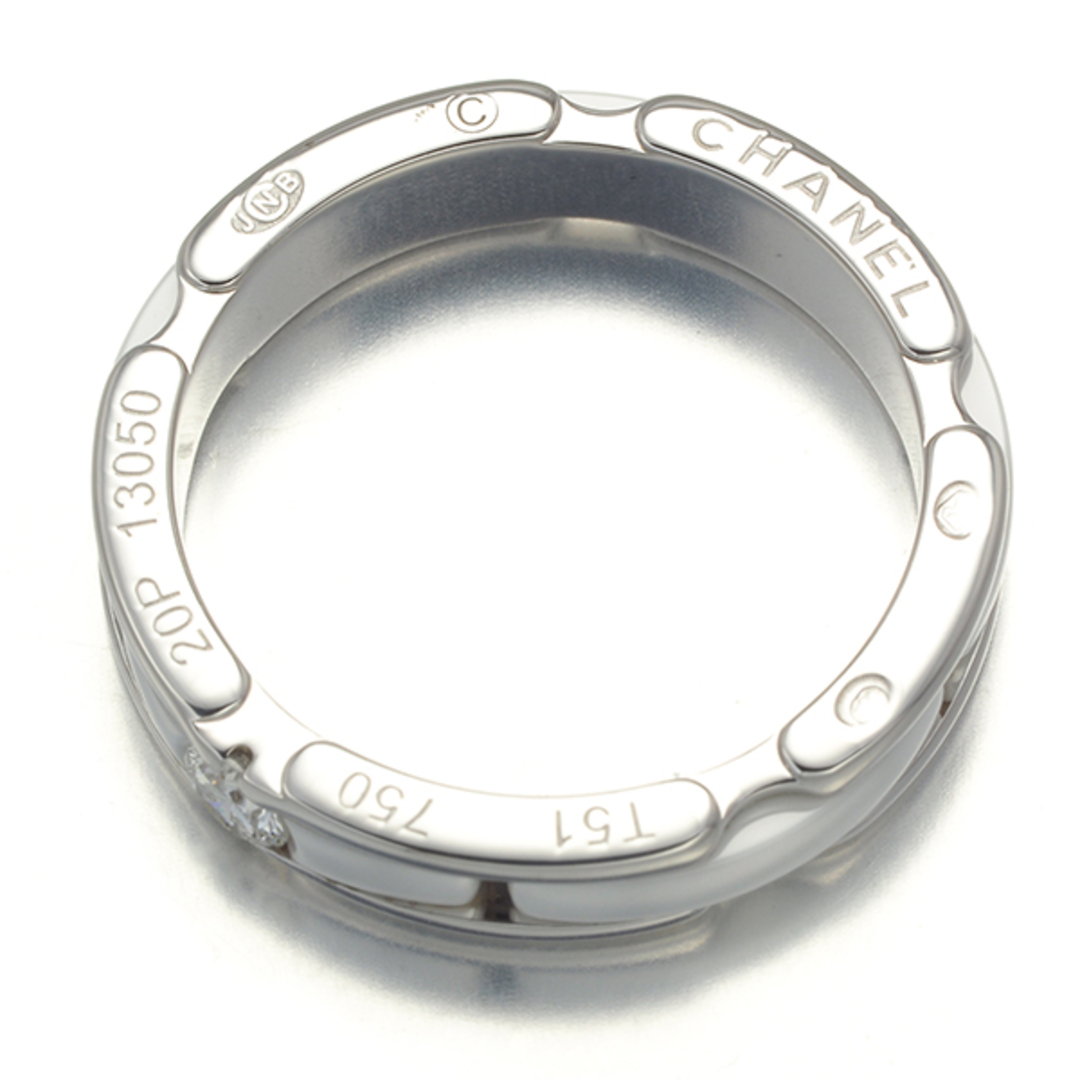 CHANEL - シャネル リング ダイヤ ウルトラ J12 1P 51号 K18WG CHANEL - シャネル リング ダイヤ ウルトラ J12 1P 51号 K18WG