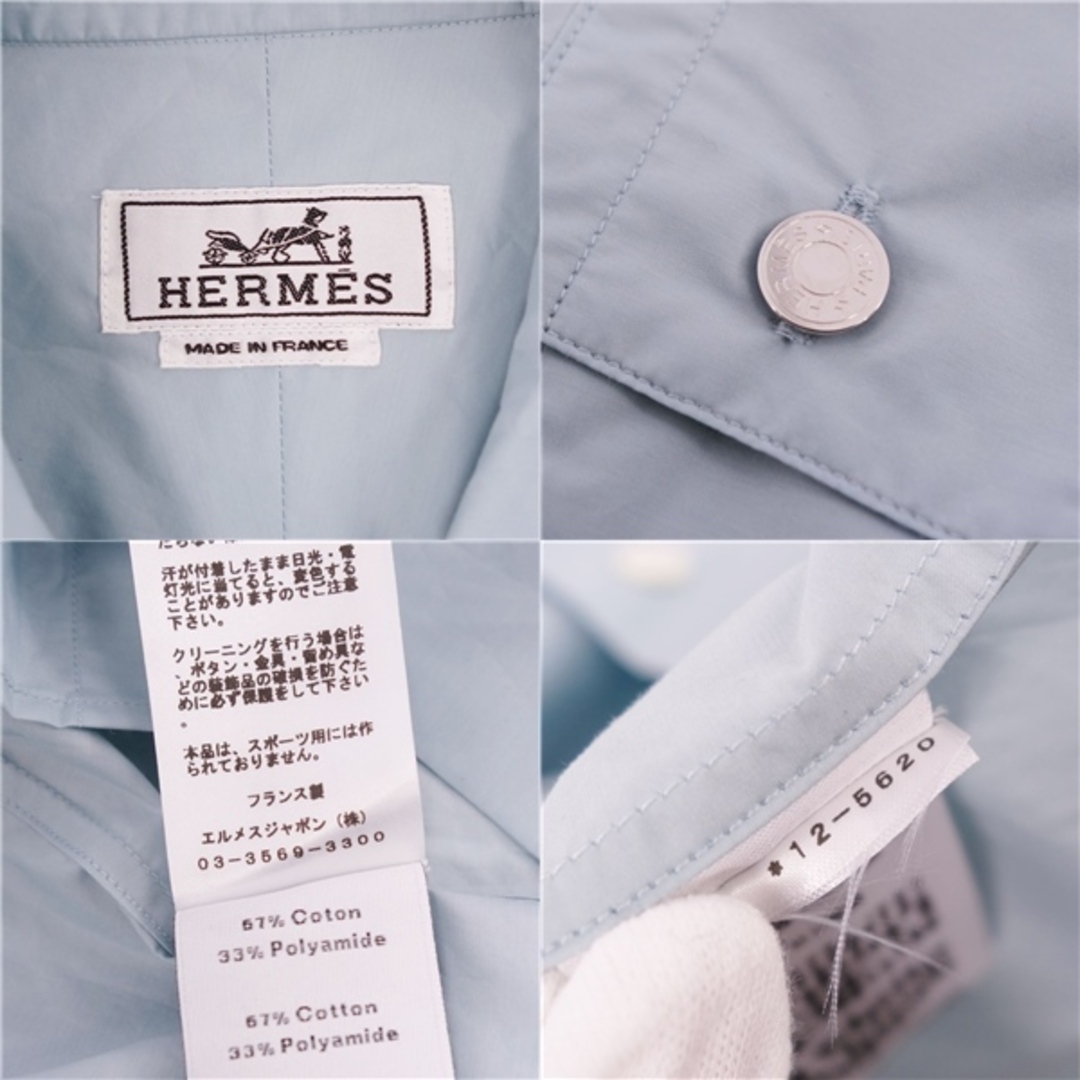 HERMES - 極美品 エルメス HERMES シャツ 21AW ロングスリーブ HERMES - 極美品 エルメス HERMES シャツ 21AW ロングスリーブ