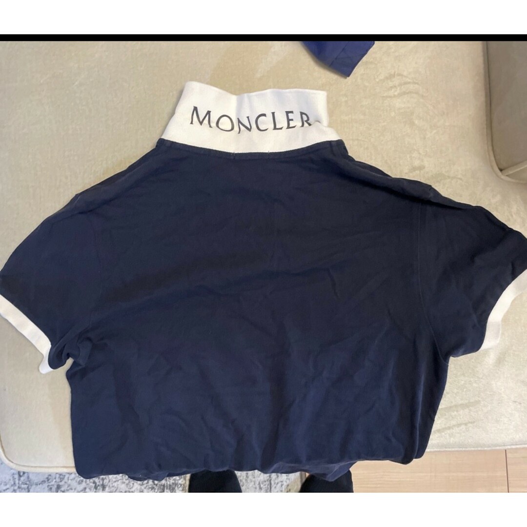 MONCLER - MONCLER モンクレール ポロシャツ М ネイビーの通販 MONCLER - MONCLER モンクレール ポロシャツ М ネイビーの通販
