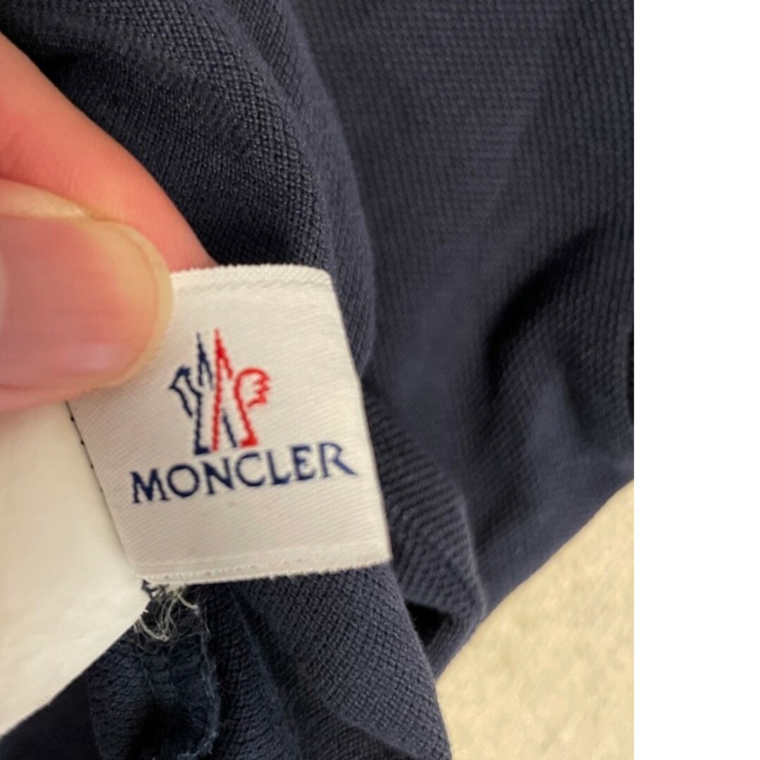 MONCLER - MONCLER モンクレール ポロシャツ М ネイビーの通販 MONCLER - MONCLER モンクレール ポロシャツ М ネイビーの通販
