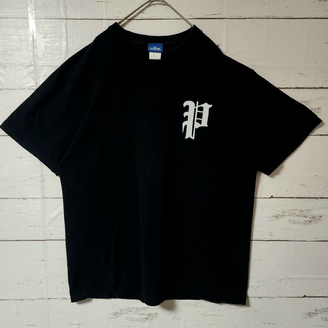 PHATRNK ファットランク Tシャツ ブラック Pロゴ バックロゴ PHATRNK ファットランク Tシャツ ブラック Pロゴ バックロゴ