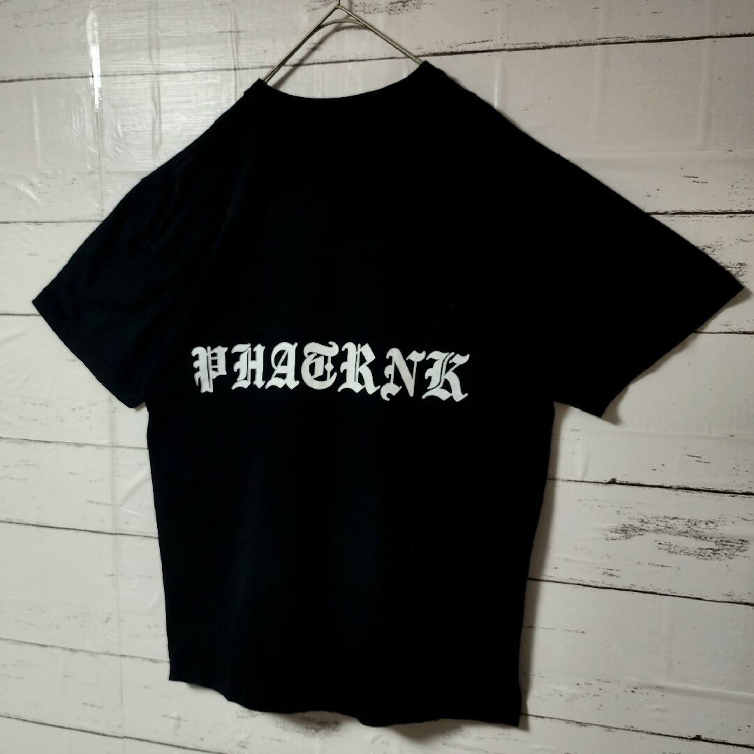 PHATRNK ファットランク Tシャツ ブラック Pロゴ バックロゴ PHATRNK ファットランク Tシャツ ブラック Pロゴ バックロゴ