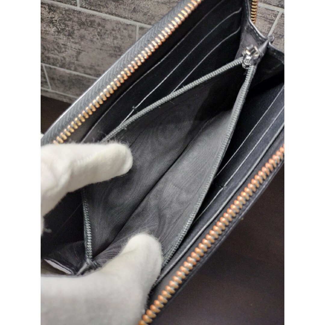 グッチ シマ L字 ファスナー 長財布 ラウンド 超美品 【鑑定済 グッチ シマ L字 ファスナー 長財布 ラウンド 超美品 【鑑定済