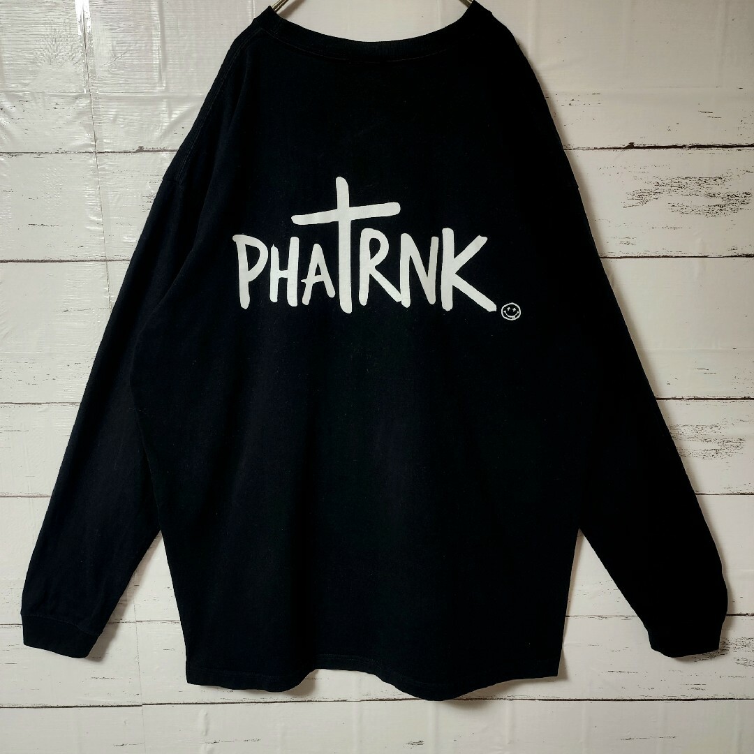 PHATRNK ファットランク Tシャツ 長袖 ロンティー ブラック PHATRNK ファットランク Tシャツ 長袖 ロンティー ブラック