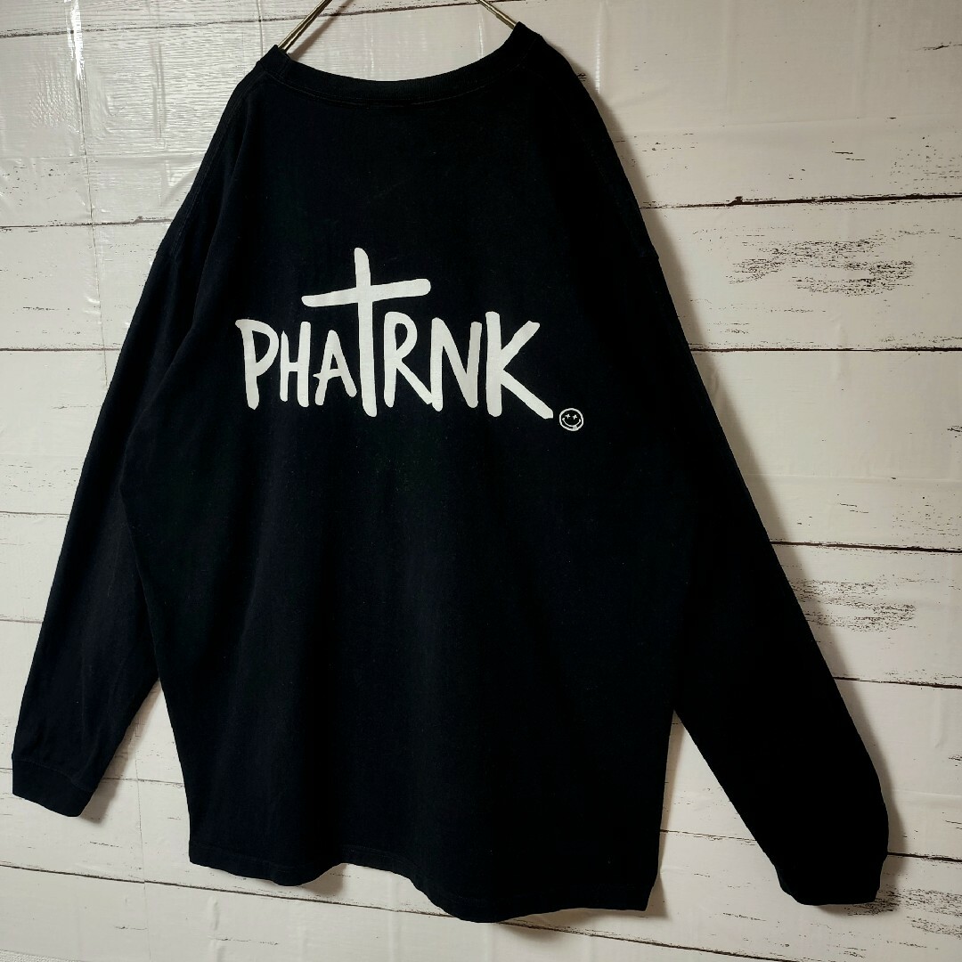 PHATRNK ファットランク Tシャツ 長袖 ロンティー ブラック PHATRNK ファットランク Tシャツ 長袖 ロンティー ブラック