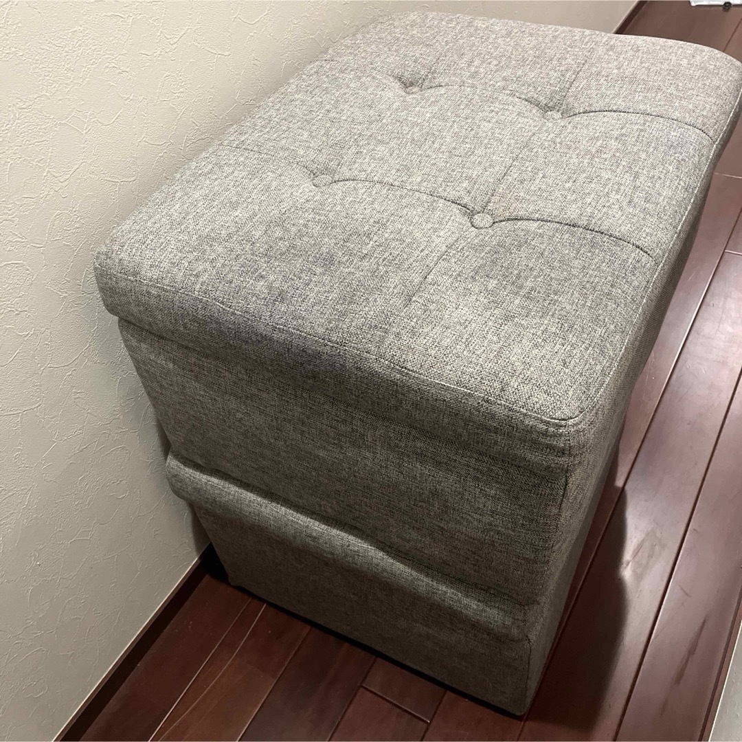 ニトリ - スツール 収納 グレーの通販 by コメダ珈琲's shop ニトリ - スツール 収納 グレーの通販 by コメダ珈琲's shop