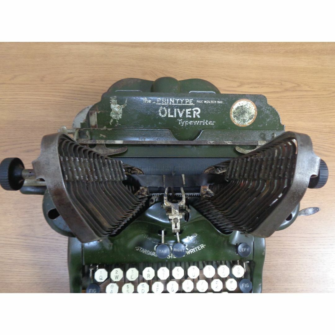実働品 OLIVER No.9 オリバータイプライター 1919年製 - メルカリ