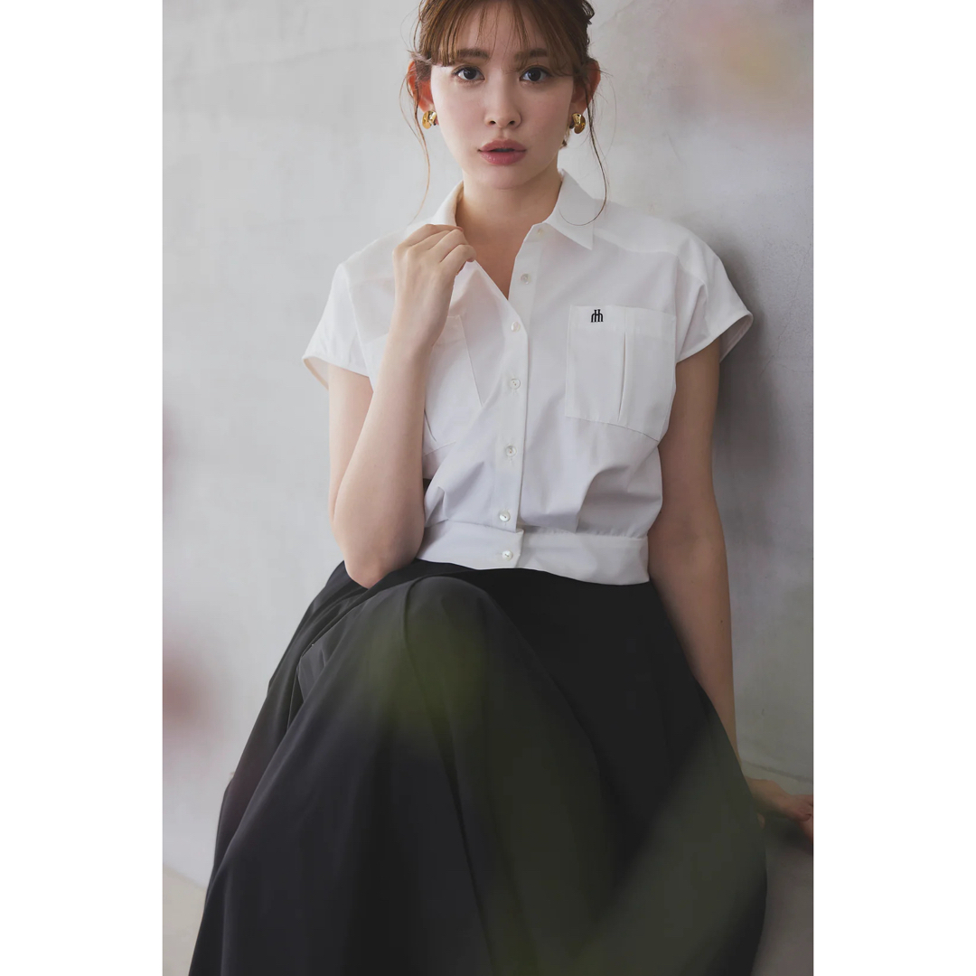 Her lip to - Trois Logo Cropped Shirtの通販 by ☆彡 Her lip to - Trois Logo Cropped Shirtの通販 by ☆彡