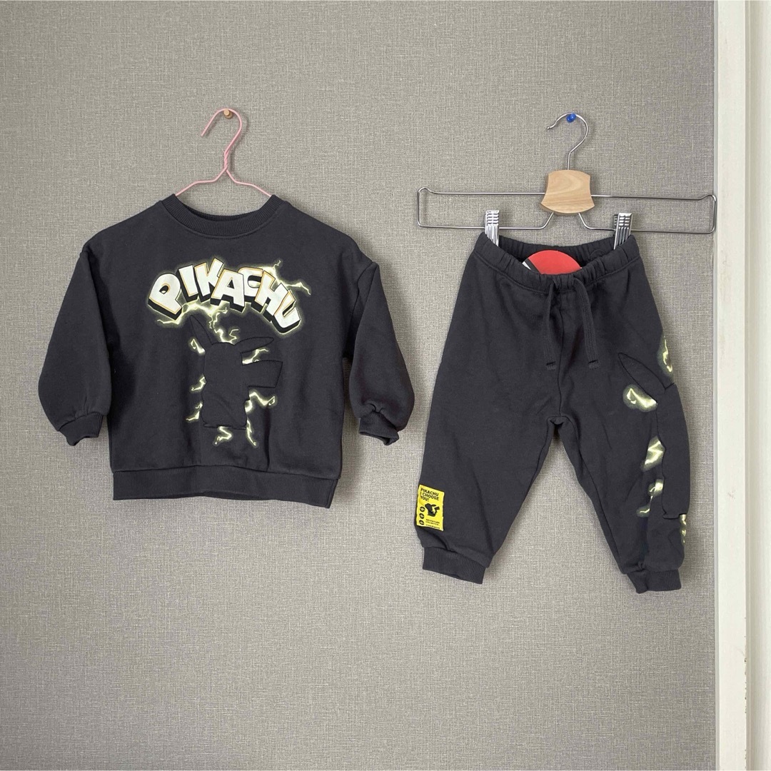 ZARA KIDS - ポケモン ピカチュウ セットアップ 裏起毛の通販 by ZARA KIDS - ポケモン ピカチュウ セットアップ 裏起毛の通販 by