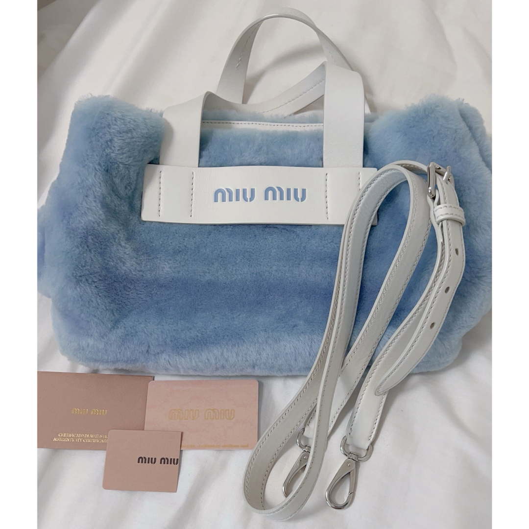 MIU MIU - miumiu ファーバッグの通販 by since.|ミュウミュウ MIU MIU - miumiu ファーバッグの通販 by since.|ミュウミュウ