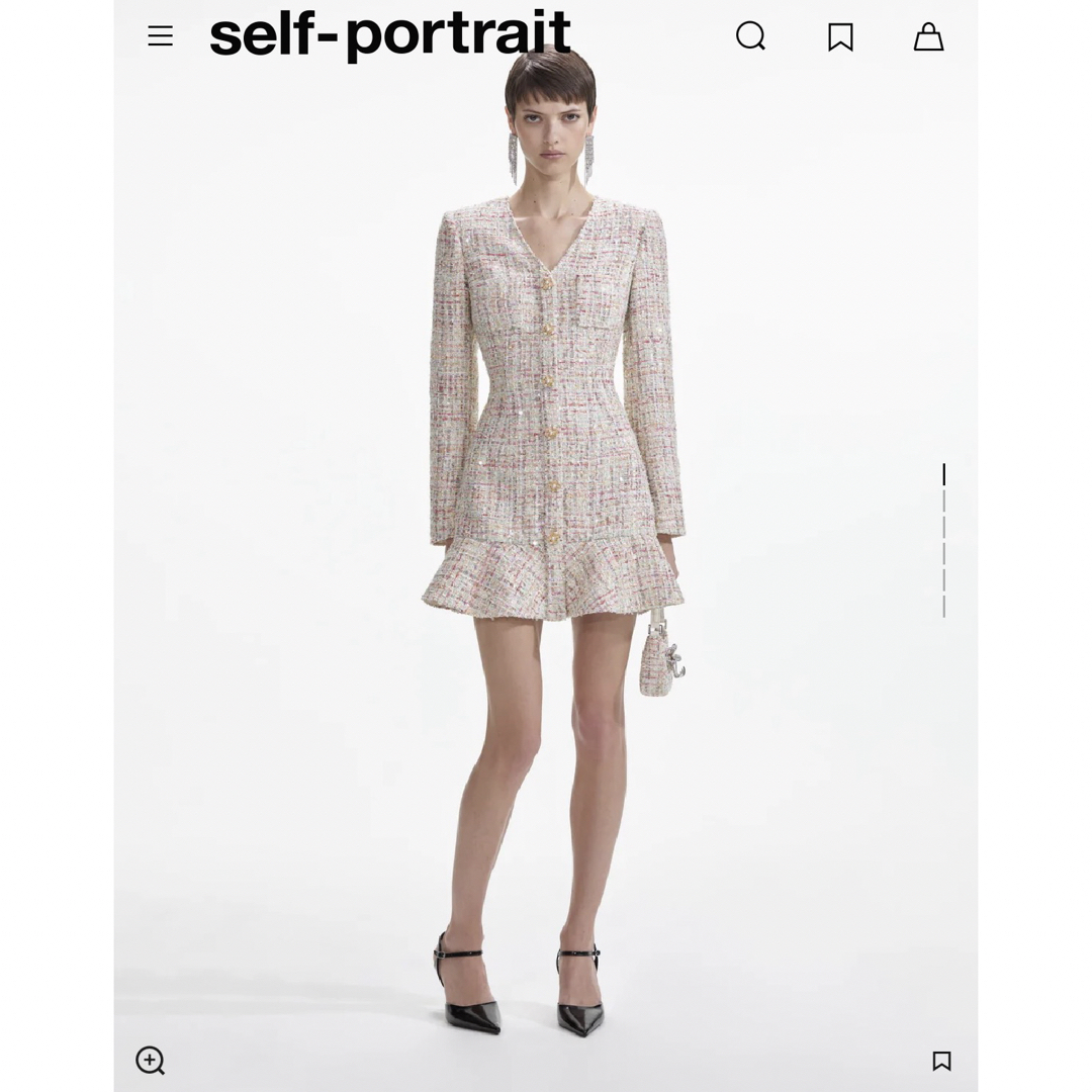 正規品セルフポートレイト ワンピース 定価8万 正規品セルフポートレイト ワンピース 定価8万