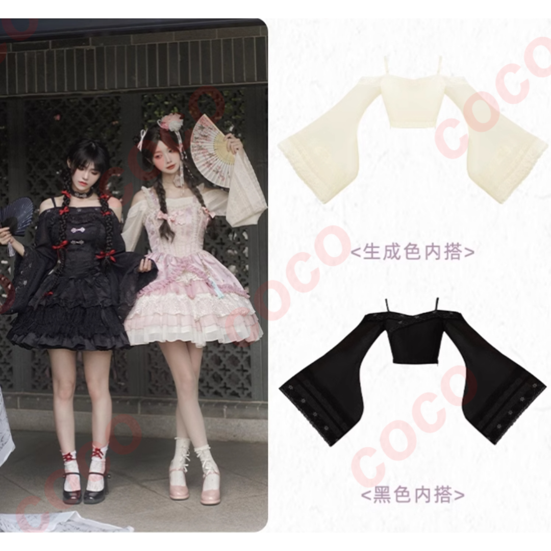 オリジナル lolita 中華風 ピンク ロリータ JSKワンピース L282 オリジナル lolita 中華風 ピンク ロリータ JSKワンピース L282