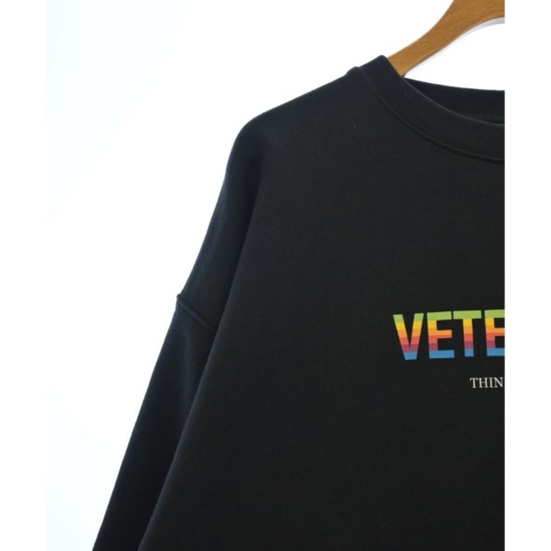 VETEMENTS - VETEMENTS ヴェトモン スウェット M 黒 【古着 VETEMENTS - VETEMENTS ヴェトモン スウェット M 黒 【古着