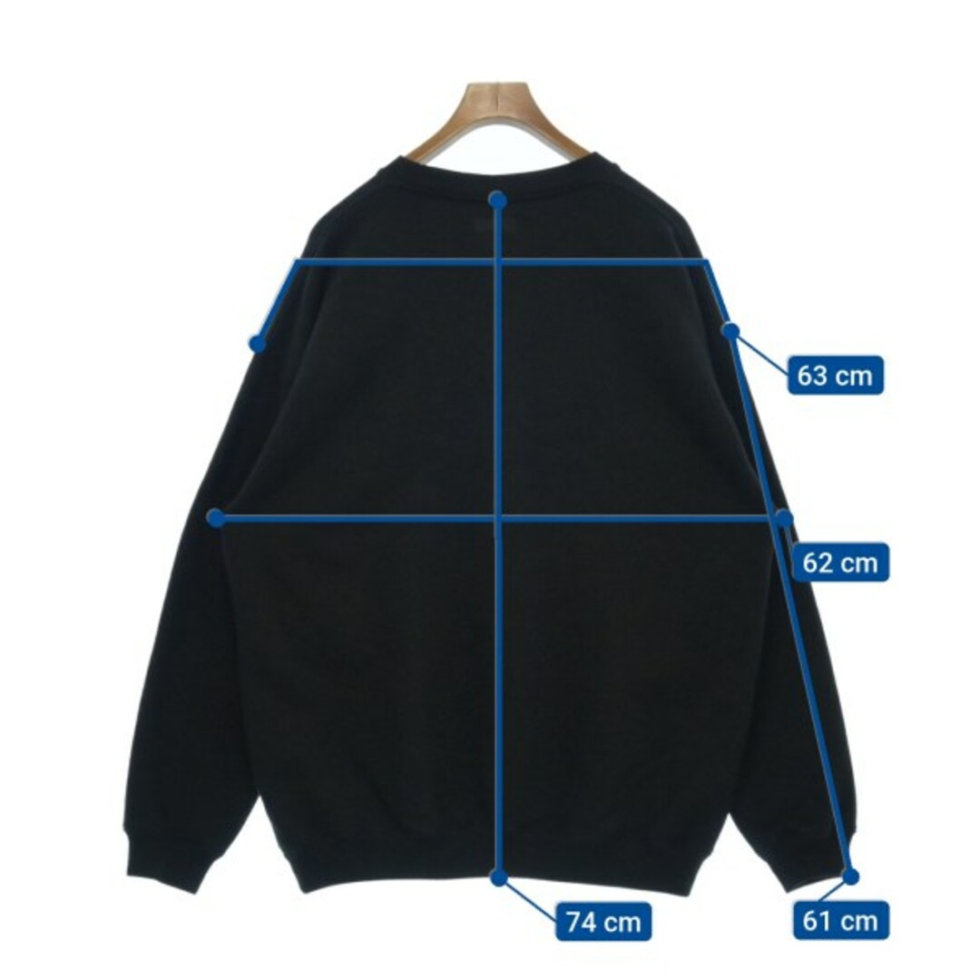 VETEMENTS - VETEMENTS ヴェトモン スウェット M 黒 【古着 VETEMENTS - VETEMENTS ヴェトモン スウェット M 黒 【古着