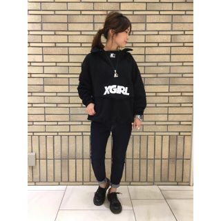 エックスガール(X-girl)のみたん様専用★X-girl×Starter Black Lebel SWEAT (パーカー)