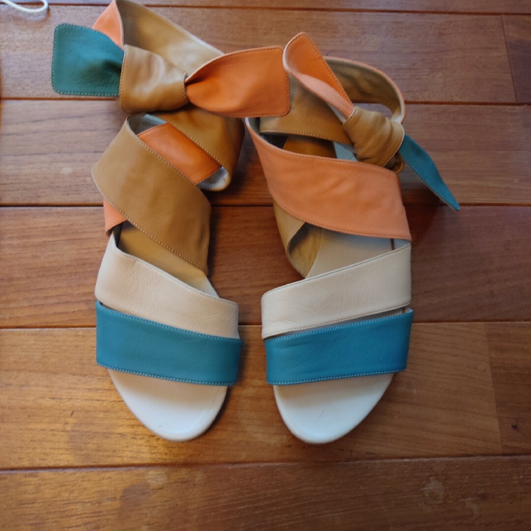Chloe - Chloeクロエ リボン革サンダル37の通販 by しむ's shop Chloe - Chloeクロエ リボン革サンダル37の通販 by しむ's shop