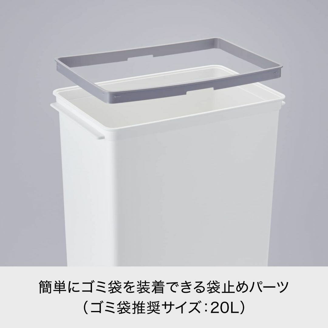コンパクトサイズのフロントオープンゴミ箱17Lの通販 by ccc@'s コンパクトサイズのフロントオープンゴミ箱17Lの通販 by ccc@'s