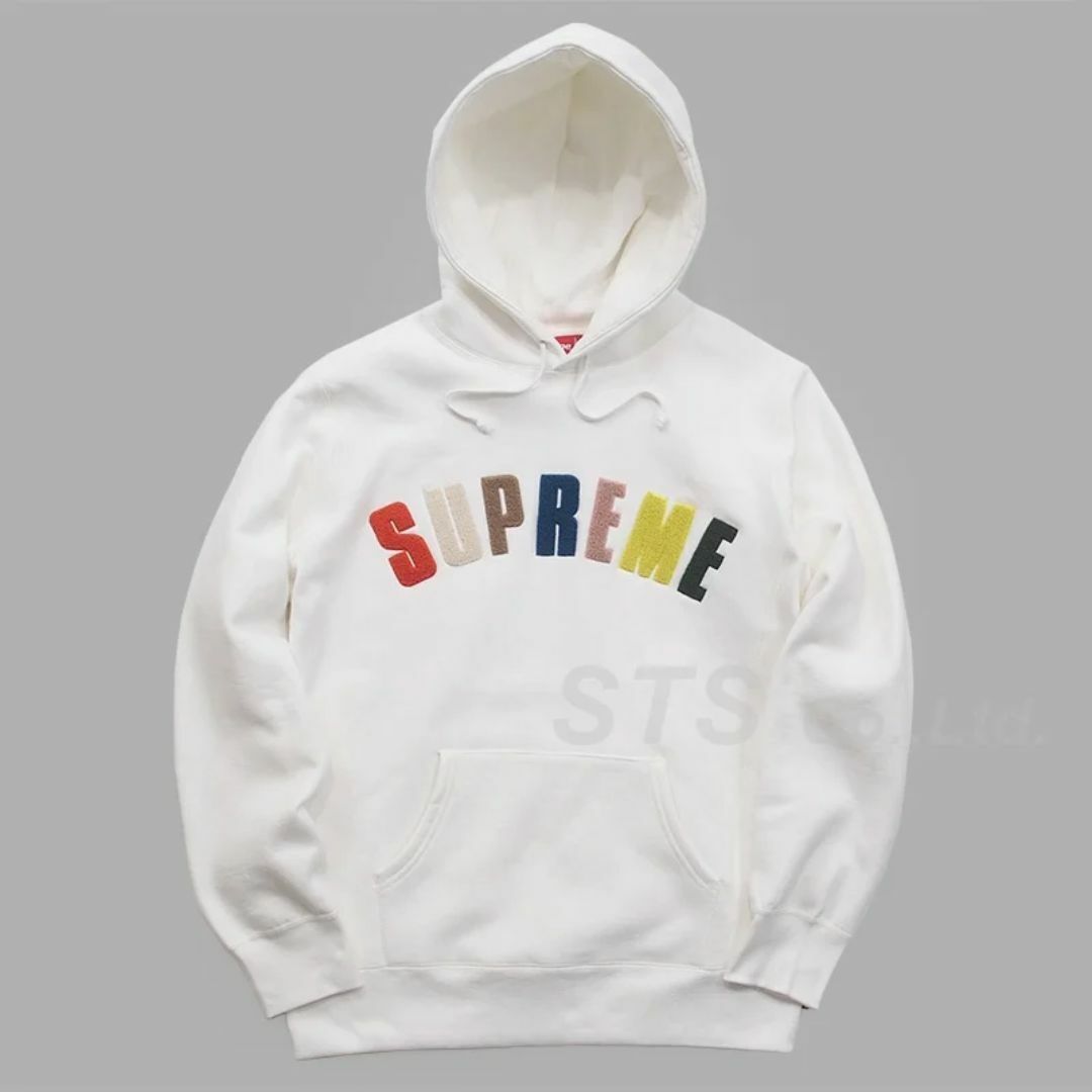 パーカー Supreme - XL Chenille Arc Logo Hooded Sweatshirt