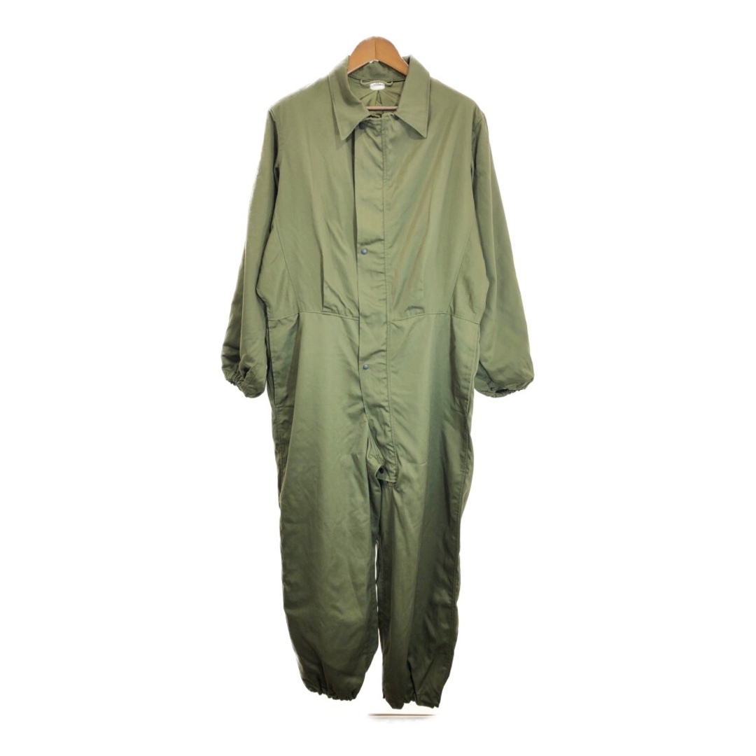 80年代 米軍実物 U.S.ARMY メカニック カバーオール オールインワン ミリタリー オリーブ (メンズ MEDIUM) 中古 古着 R7701