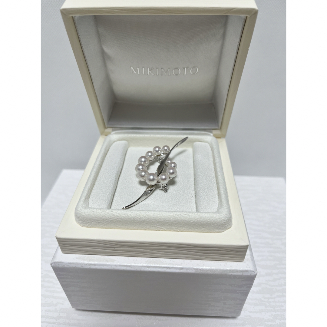 MIKIMOTO - 人気の定番! ミキモト K18 ブローチ 新品同様付属品 MIKIMOTO - 人気の定番! ミキモト K18 ブローチ 新品同様付属品