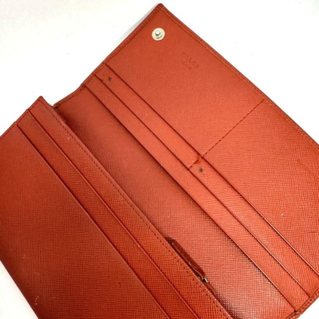 PRADA 長財布 オレンジ×レッド - 小物 PRADA 長財布 オレンジ×レッド - 小物