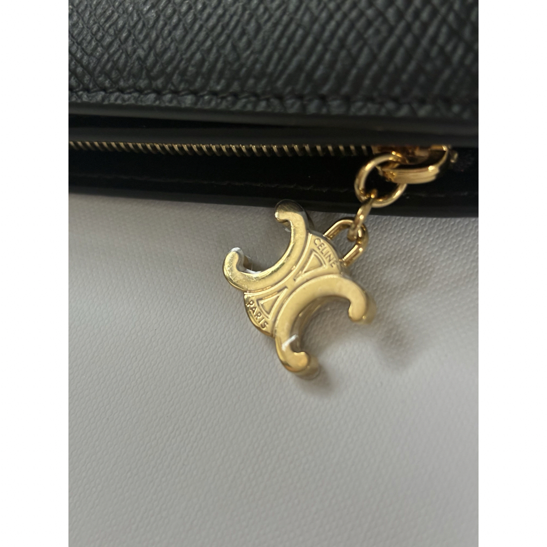 Celine コンパクトウォレット トリオンフ チャーム / グレインド Celine コンパクトウォレット トリオンフ チャーム / グレインド