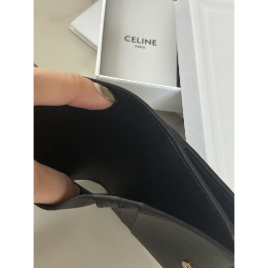 Celine コンパクトウォレット トリオンフ チャーム / グレインド Celine コンパクトウォレット トリオンフ チャーム / グレインド