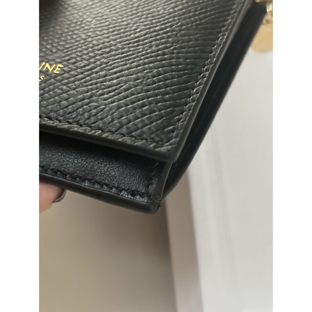 Celine コンパクトウォレット トリオンフ チャーム / グレインド Celine コンパクトウォレット トリオンフ チャーム / グレインド