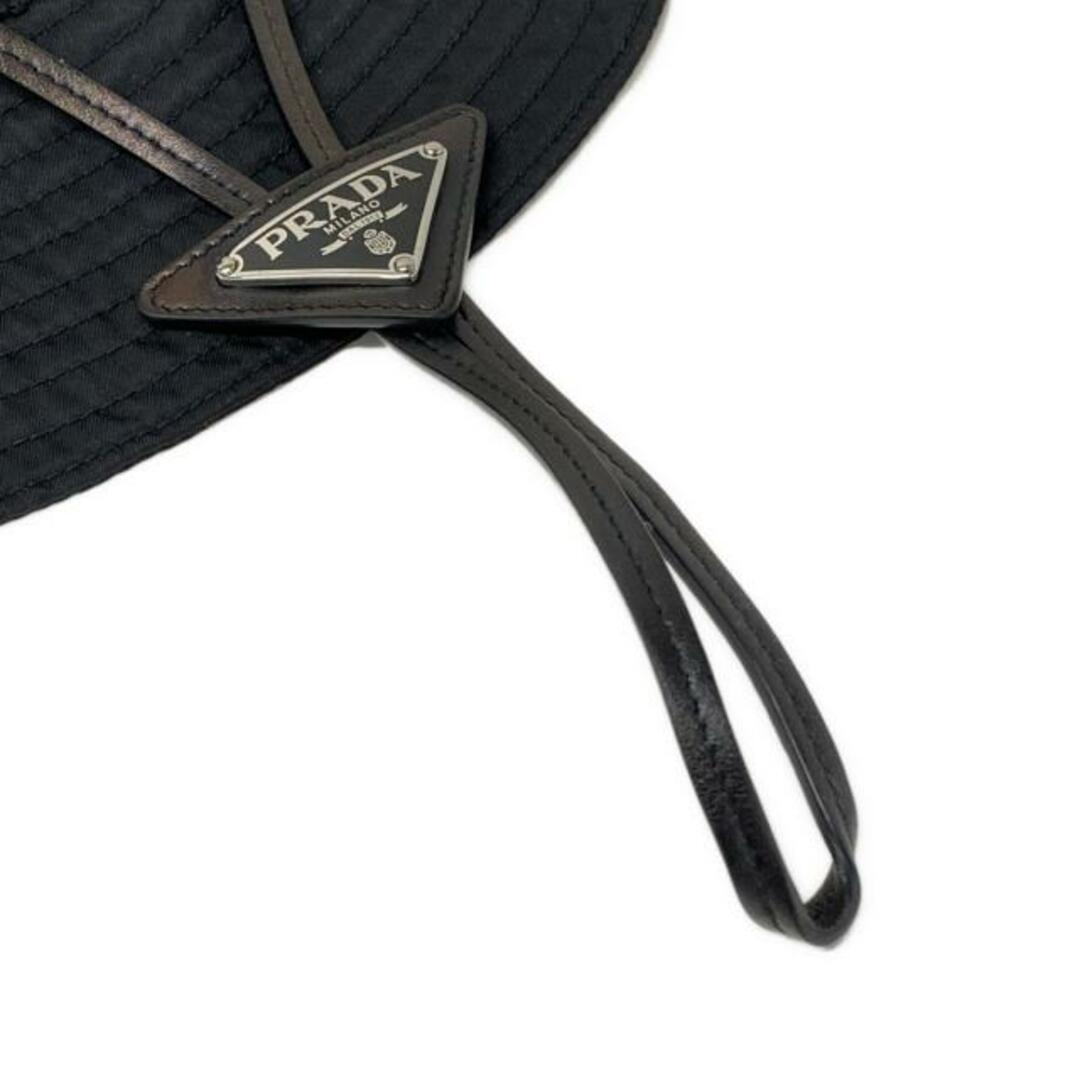 PRADA ハット 黒 (PRADA バケットハット 黒 つよい ブラック PRADA ハット 黒 (PRADA バケットハット 黒 つよい ブラック