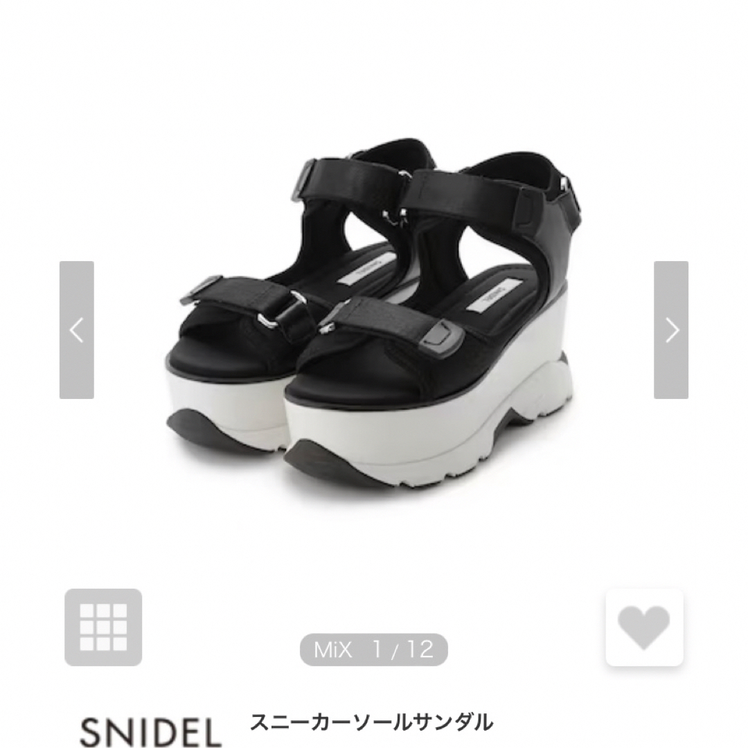 snidel スニーカーソールサンダル snidel スニーカーソールサンダル